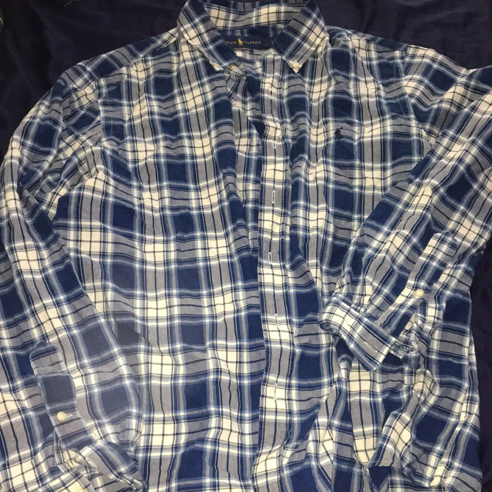 Men’s size L polo Ralph Lauren button up
